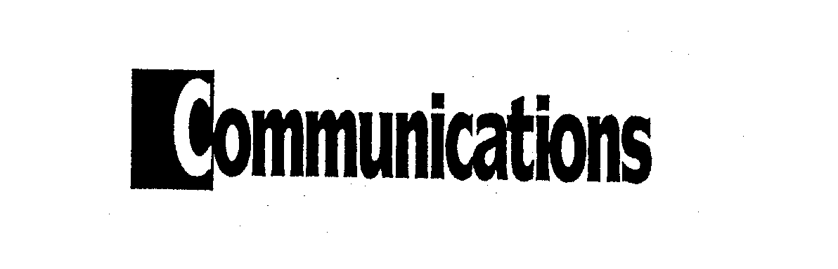 Trademark Logo COMMUNICATIONS
