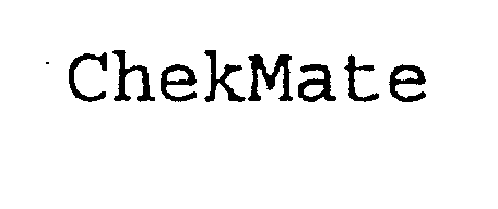 Trademark Logo CHEKMATE