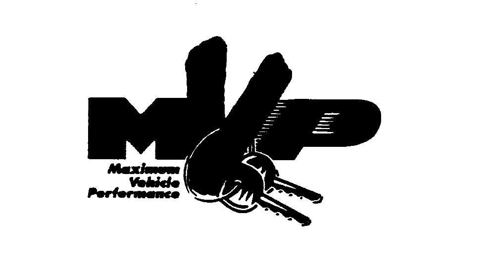 Trademark Logo MVP MAXIMUM VEHICLE PERFORMANCE