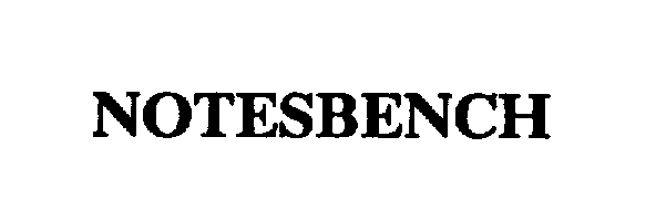 Trademark Logo NOTESBENCH