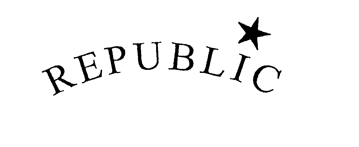 Trademark Logo REPUBLIC