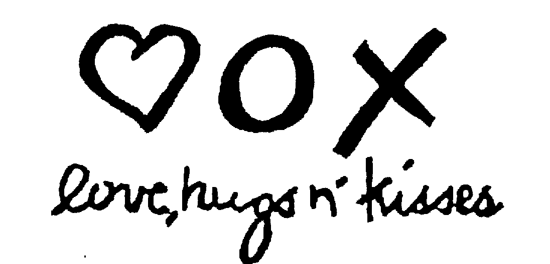 Trademark Logo LOVE, HUGS N' KISSES