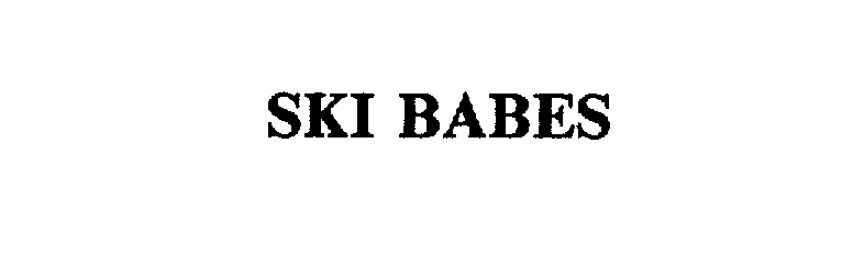 Trademark Logo SKI BABES