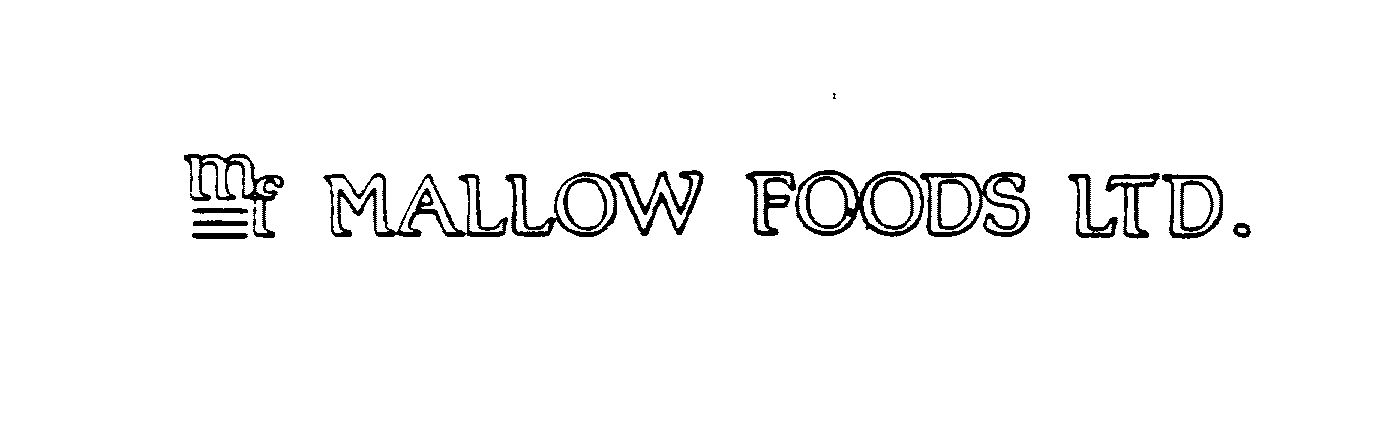  MF MALLOW FOODS LTD.