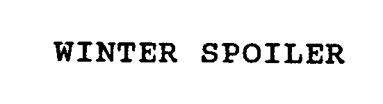 Trademark Logo WINTER SPOILER