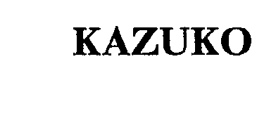 Trademark Logo KAZUKO