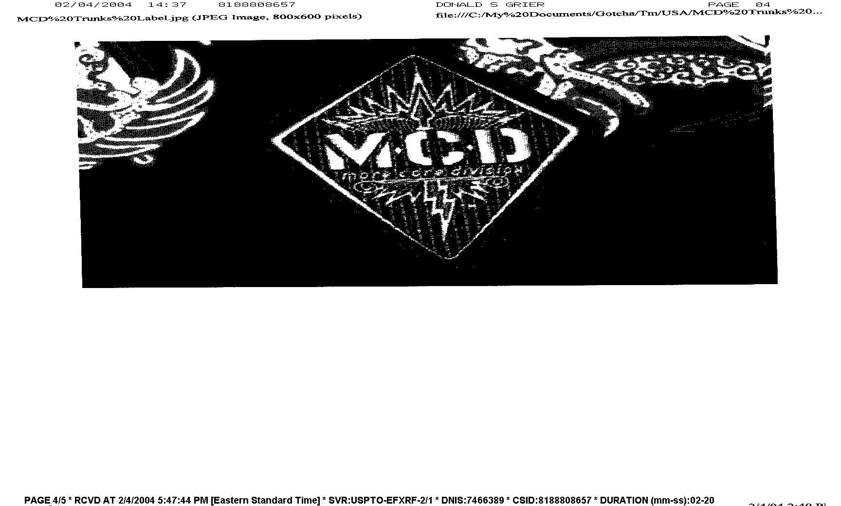 M-C-D MORE CORE DIVISION - Pei Licensing, Inc. Trademark Registration