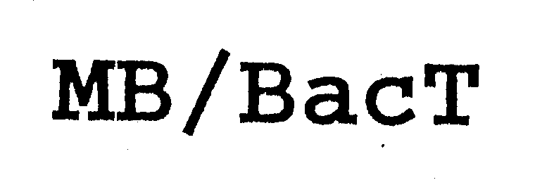 Trademark Logo MB/BACT