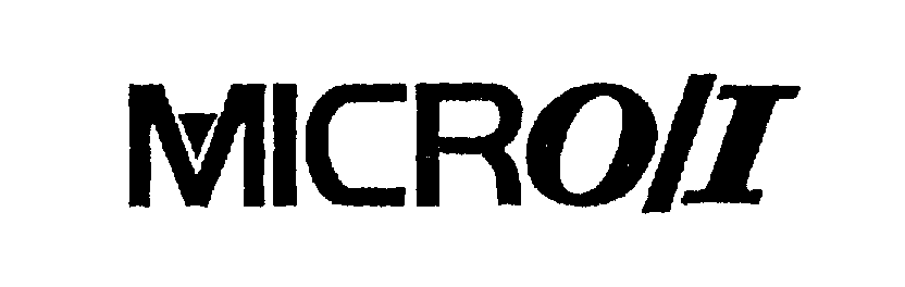 Trademark Logo MICRO/I