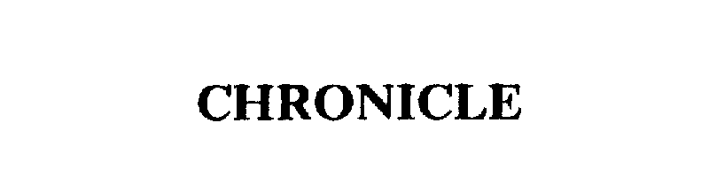 Trademark Logo CHRONICLE