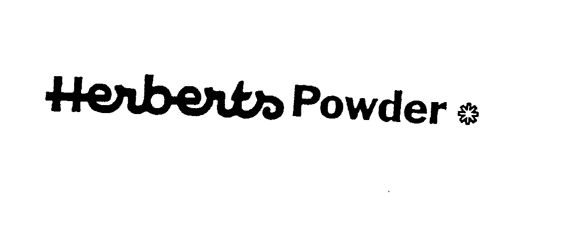 Trademark Logo HERBERTS POWDER