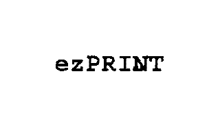 Trademark Logo EZPRINT