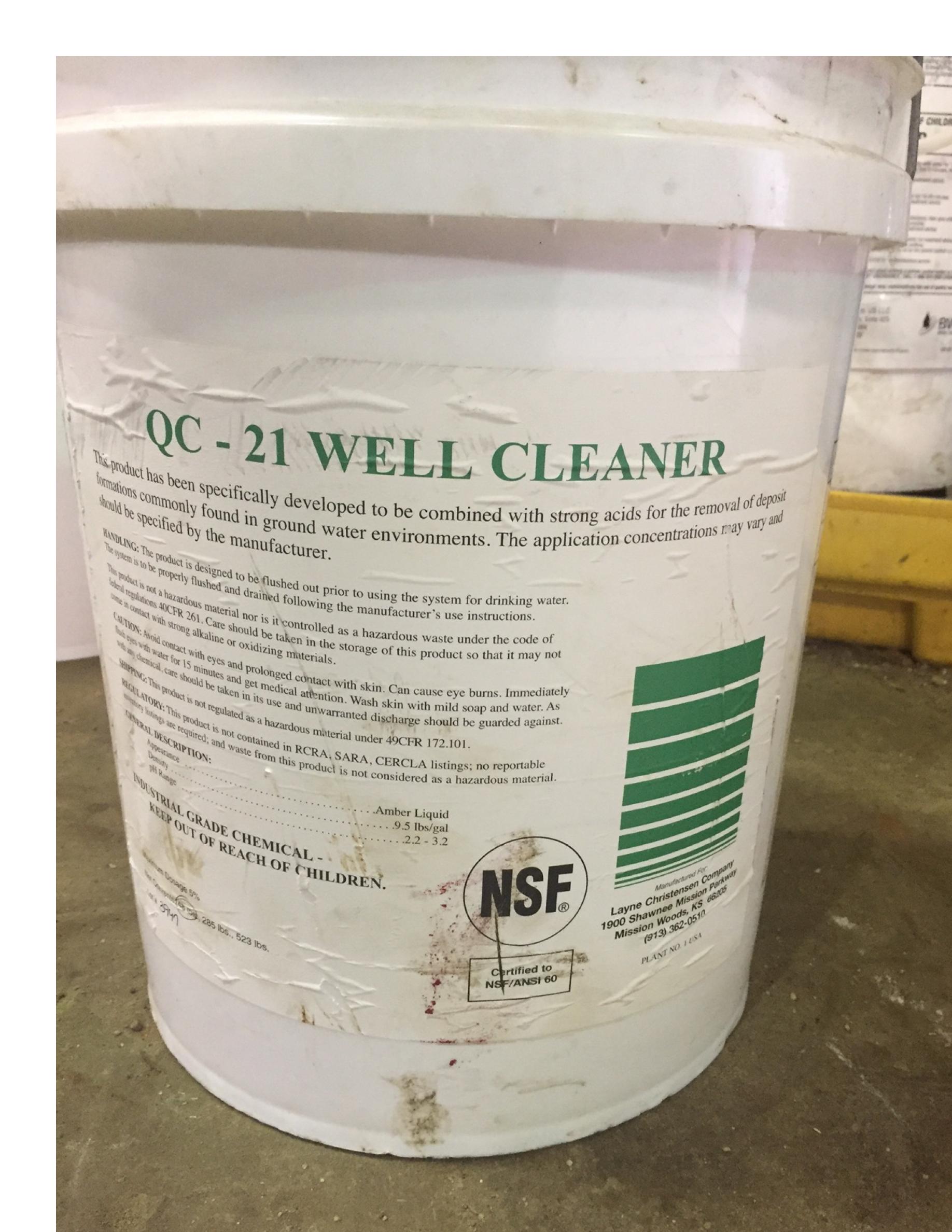 Trademark Logo QC-21 WELL CLEANER