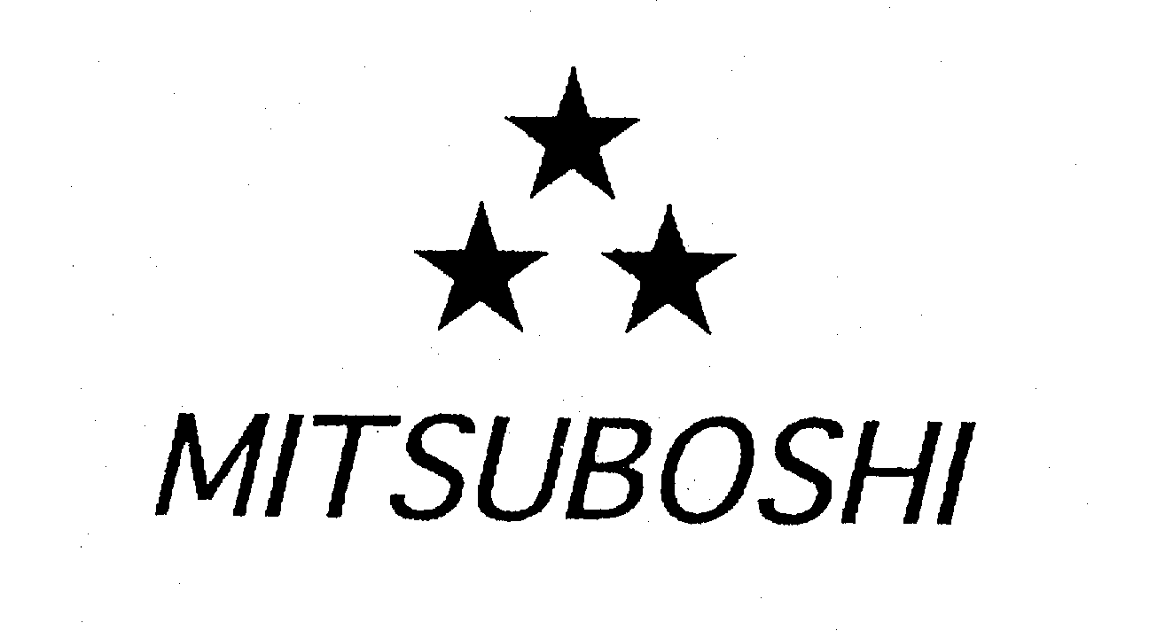 Trademark Logo MITSUBOSHI