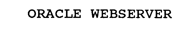 Trademark Logo ORACLE WEBSERVER