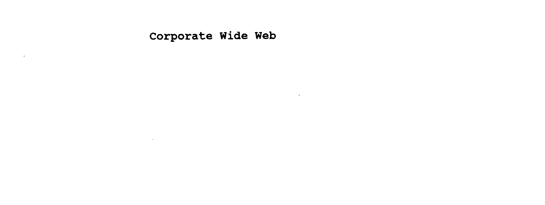 Trademark Logo CORPORATE WIDE WEB