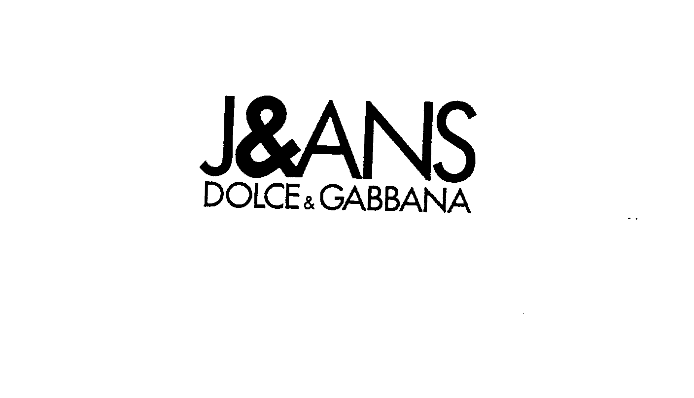 Trademark Logo J&ANS DOLCE & GABBANA