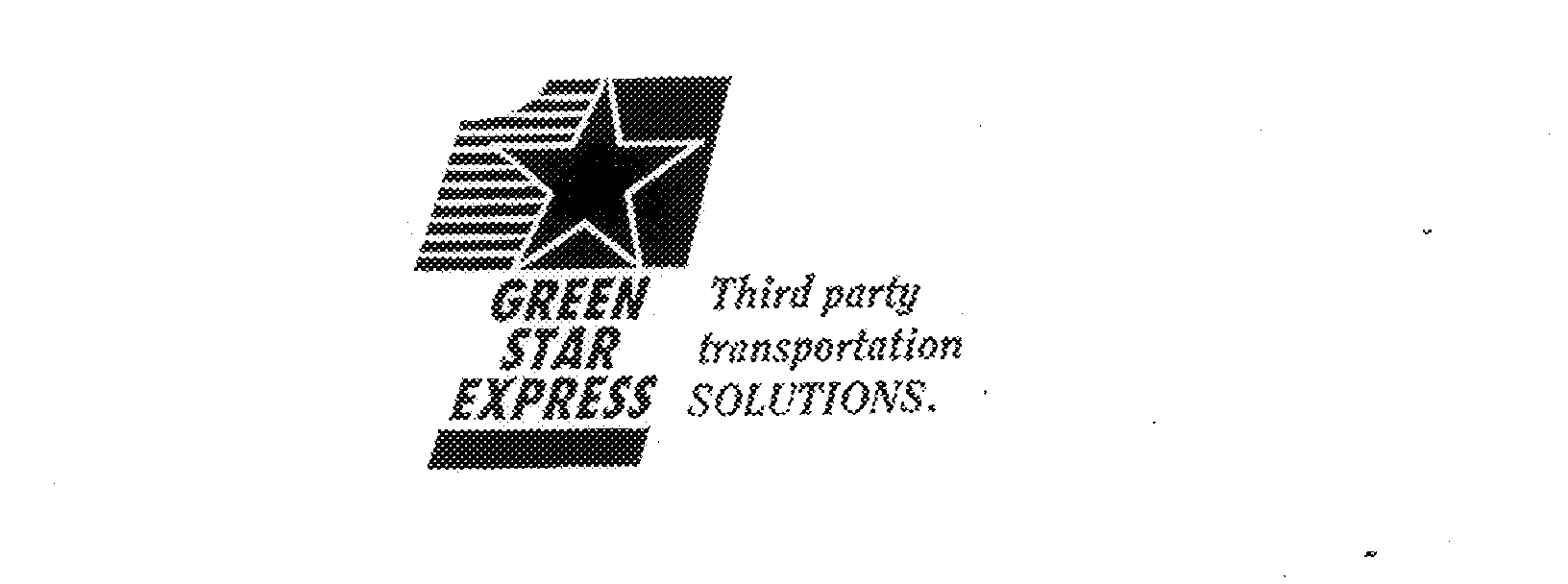 Trademark Logo GREEN STAR EXPRESS THIRD PARTY TRANSPORTATION SOLUTIONS.