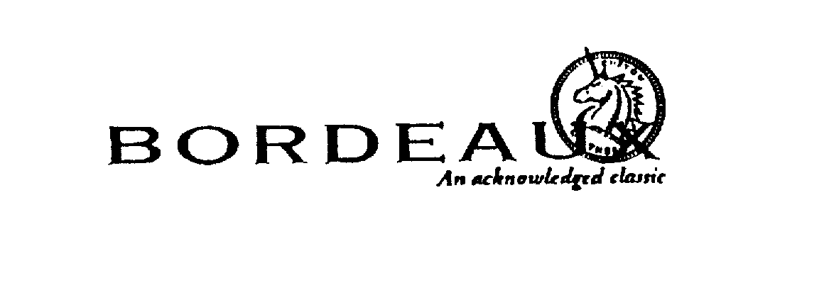 Trademark Logo BORDEAUX AN ACKNOWLEDGED CLASSIC CUSTOM LEATHER