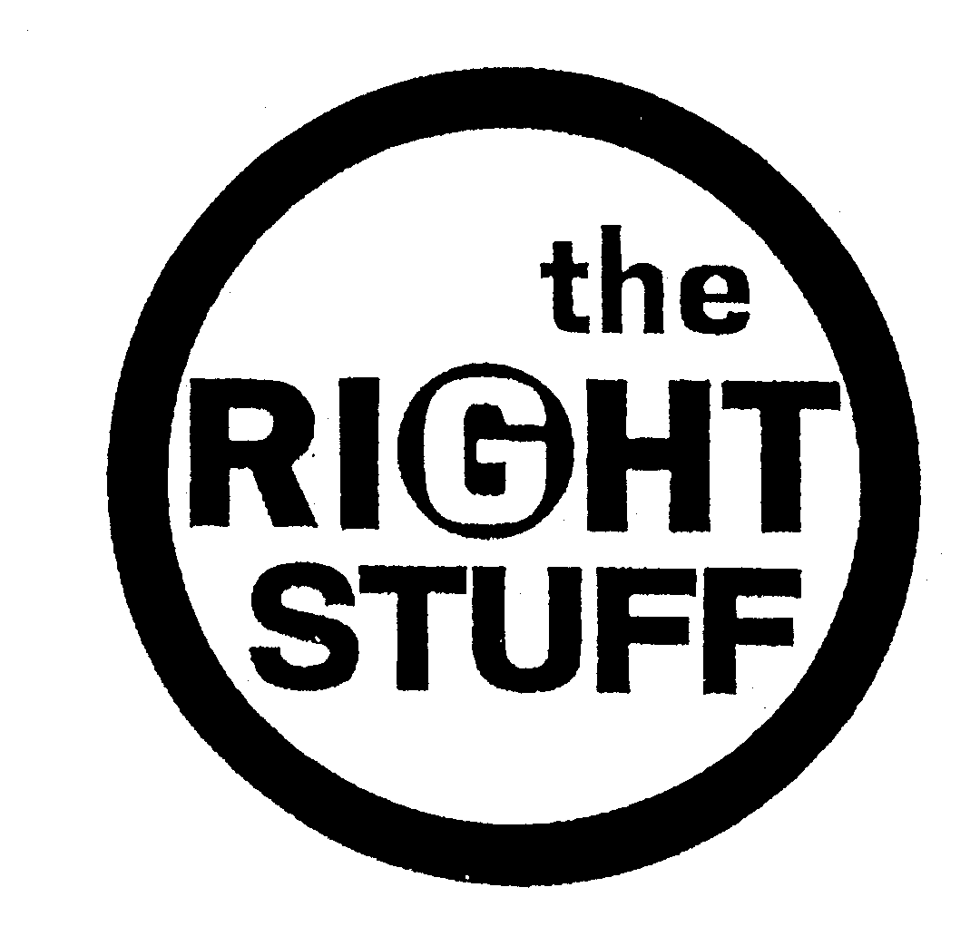 Trademark Logo THE RIGHT STUFF