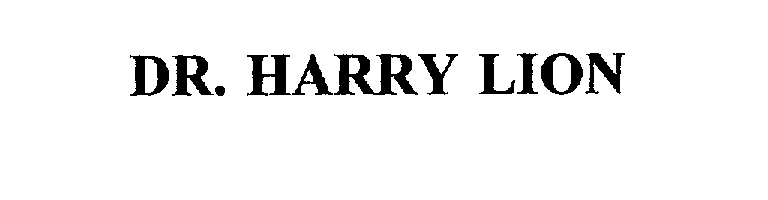 Trademark Logo DR. HARRY LION