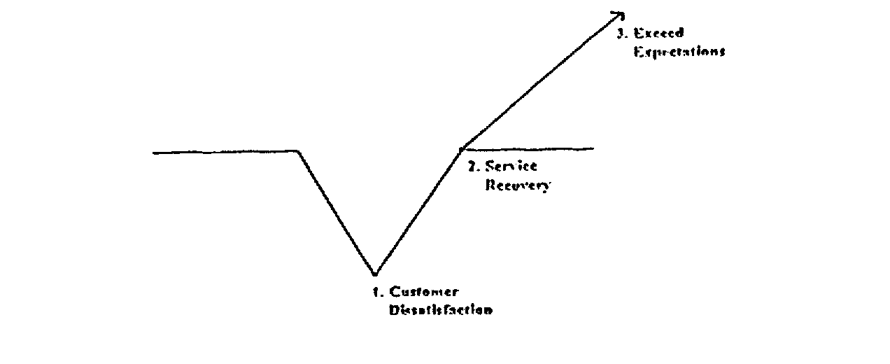  1. CUSTOMER DISSATISFACTION 2. SERVICE RECOVERY 3. EXCEED EXPECTATIONS