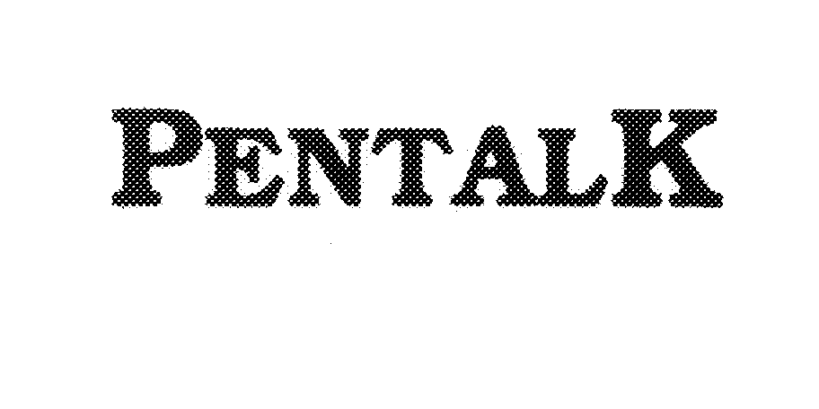 Trademark Logo PENTALK