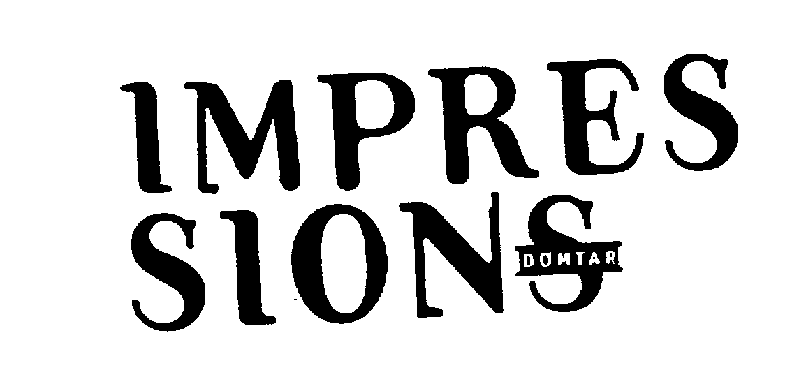 Trademark Logo IMPRES SIONS DOMTAR
