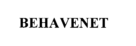 Trademark Logo BEHAVENET
