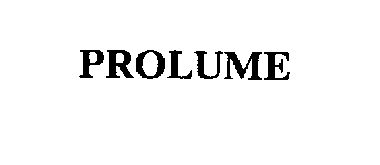 Trademark Logo PROLUME