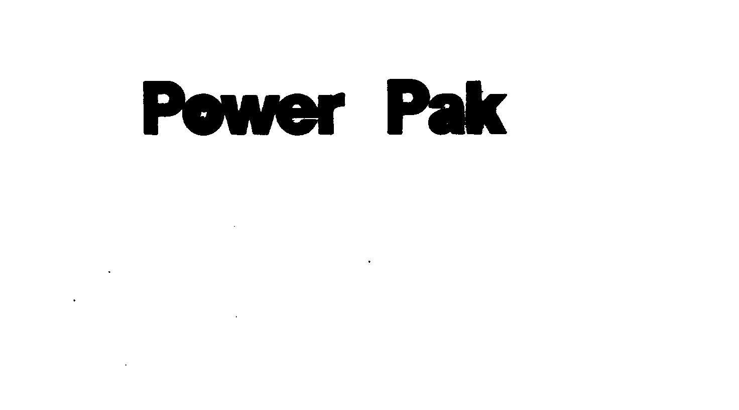 Trademark Logo POWER PAK