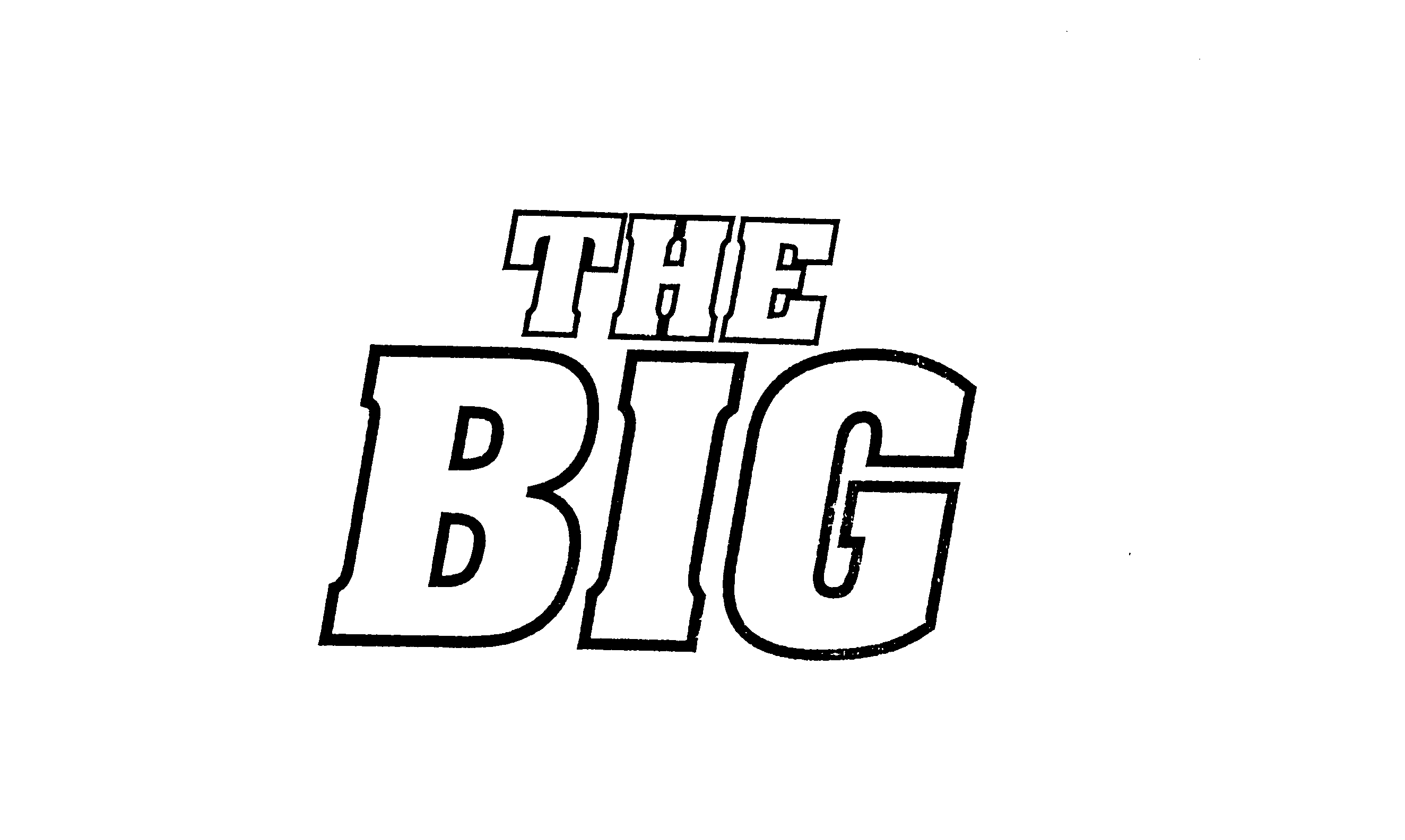 Trademark Logo THE BIG