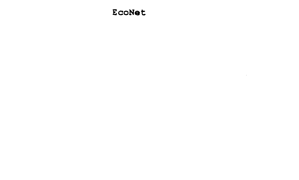 Trademark Logo ECONET
