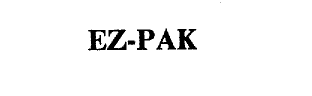 Trademark Logo EZ-PAK