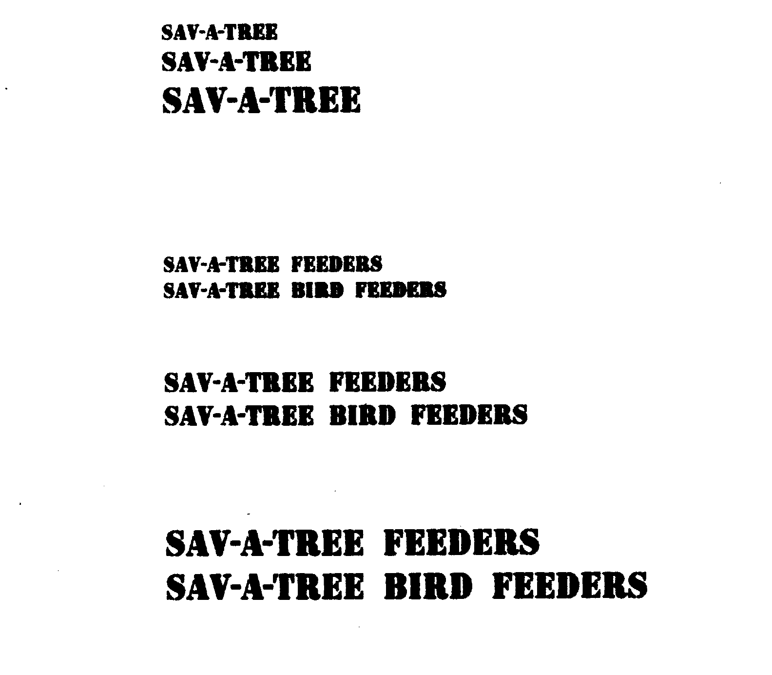Trademark Logo SAV-A-TREE