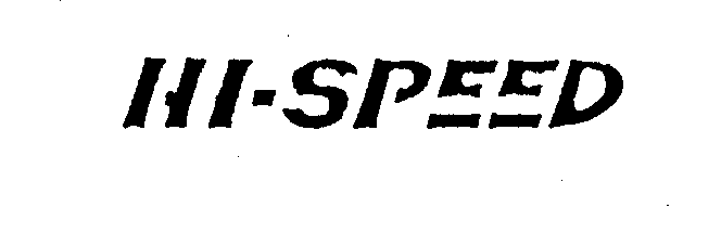 Trademark Logo HI-SPEED