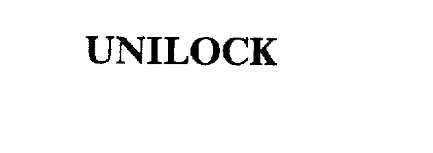 Trademark Logo UNILOCK
