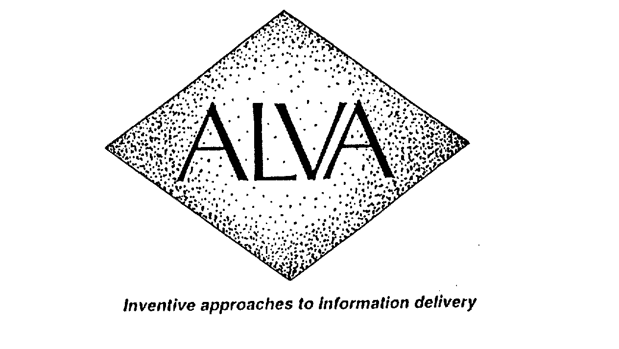  ALVA INVENTIVE APPROACHES TO INFORMATION DELIVERY