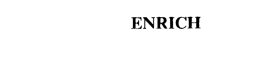 Trademark Logo ENRICH