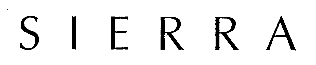 Trademark Logo SIERRA