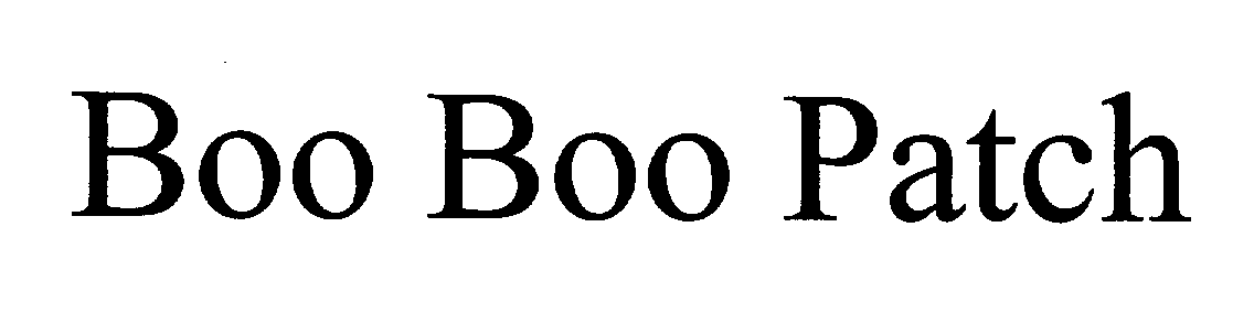  BOO BOO PATCH