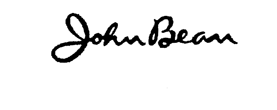 Trademark Logo JOHN BEAN