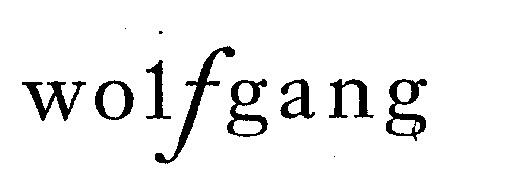 Trademark Logo WOLFGANG