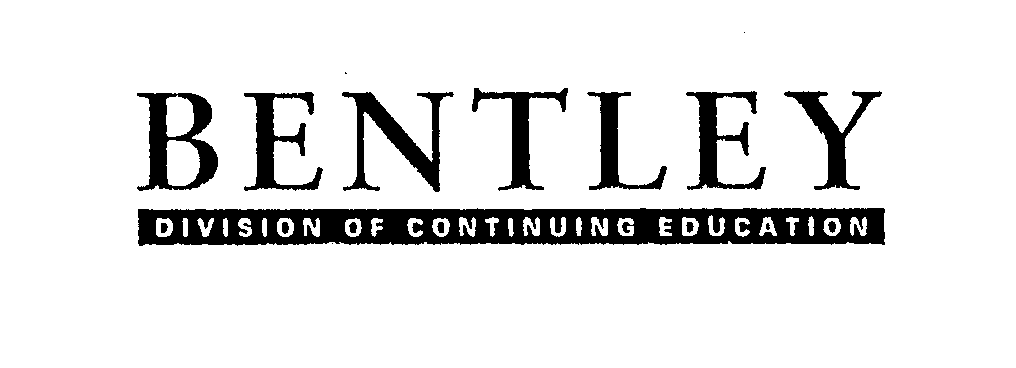 Trademark Logo BENTLEY DIVISION OF CONTINUING EDUCATION
