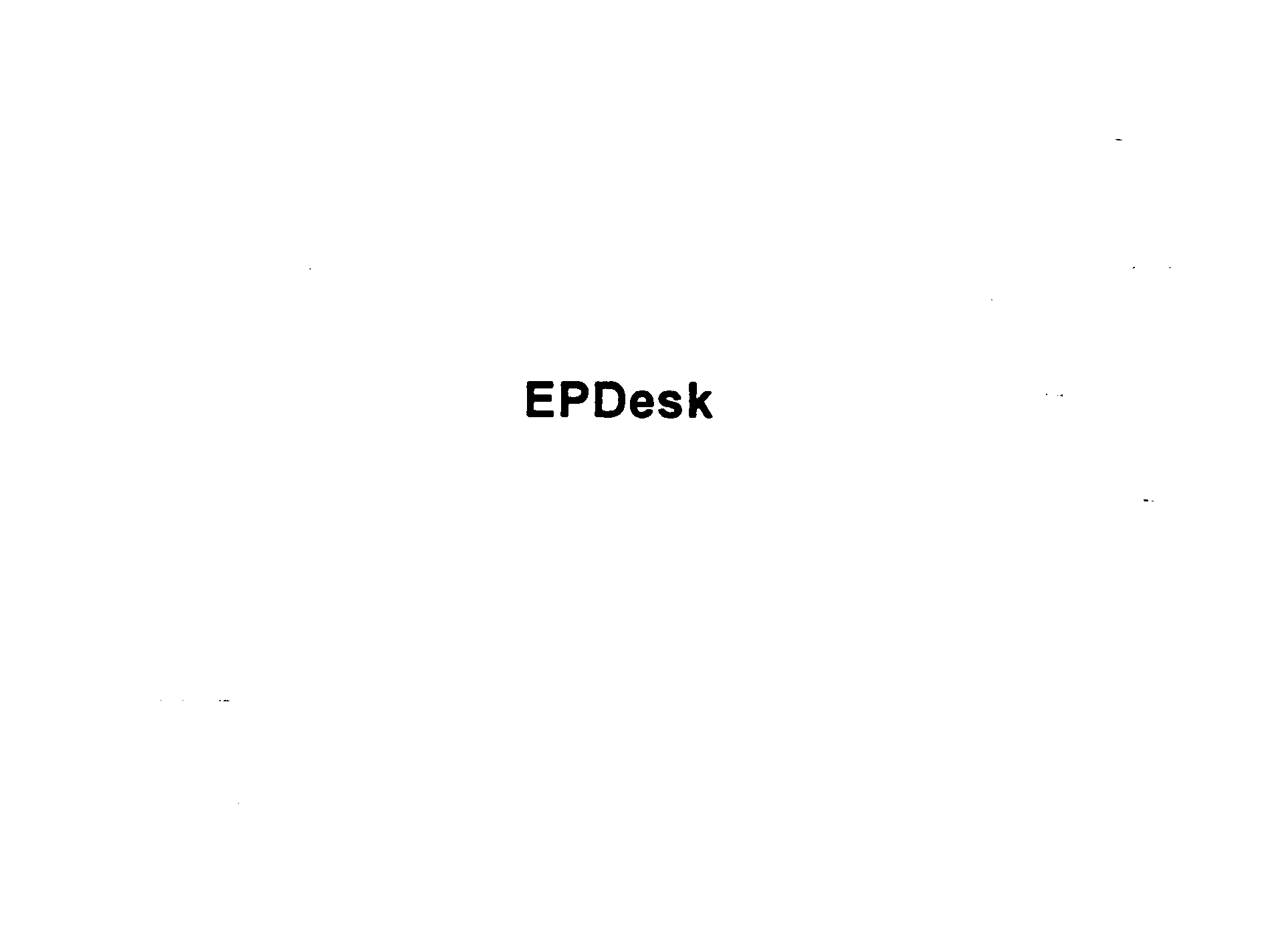 Trademark Logo EPDESK