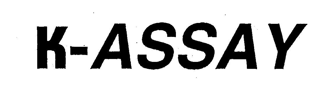 Trademark Logo K-ASSAY