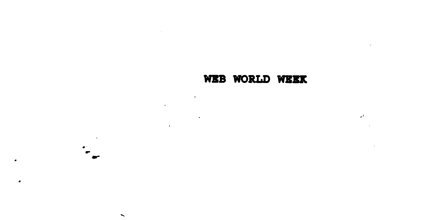 Trademark Logo WEB WORLD WEEK