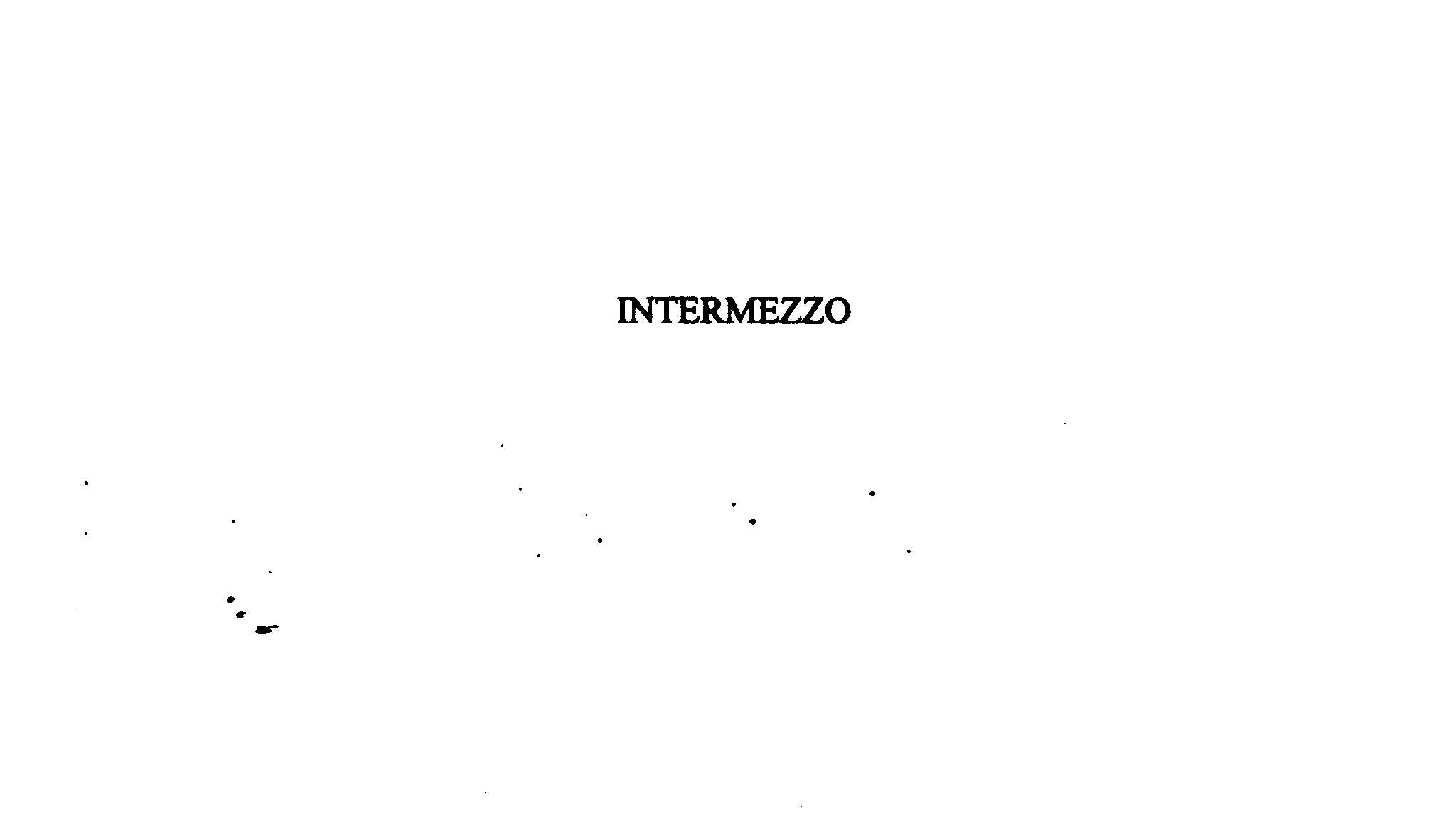 Trademark Logo INTERMEZZO