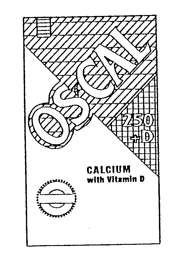 Trademark Logo OS CAL 250 D CALCIUM WITH VITAMIN D