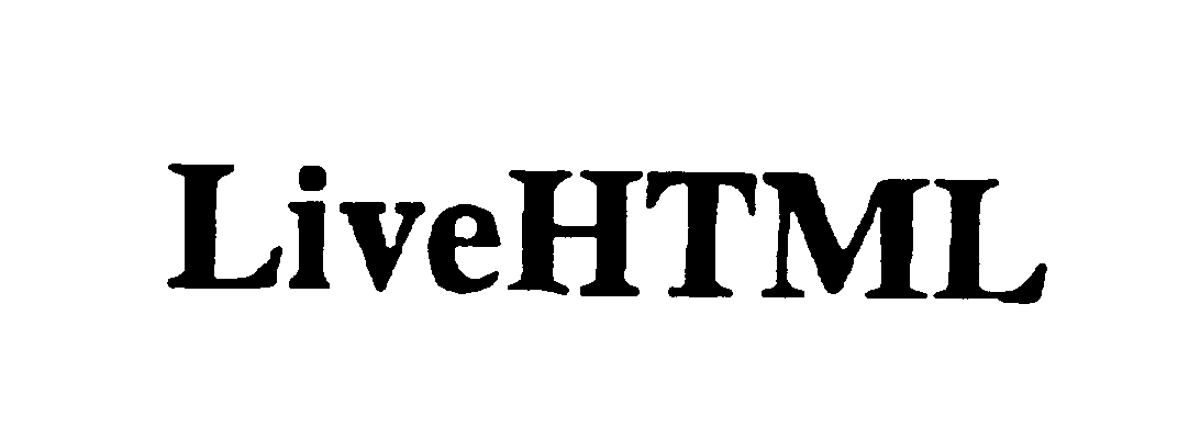Trademark Logo LIVE HTML